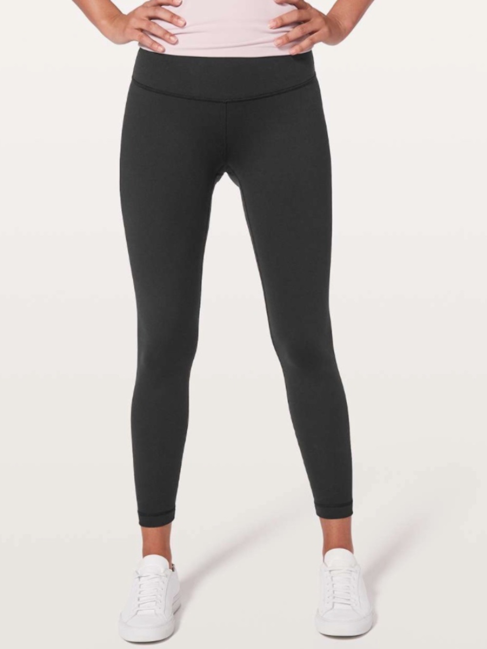 LULULEMON $98 Womens 4 Black Wunder Under High Rise 7/8 Lion Leggings N14 W5BEIS